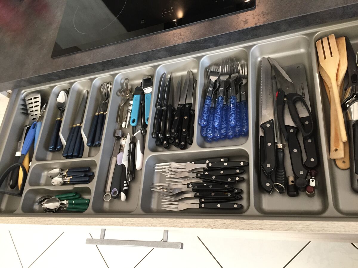 Cuisine avant-après sur mesure Trend + Soft oak