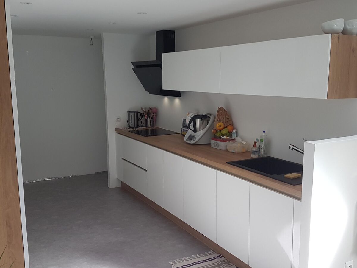 Cuisine équipée sur mesure Light Blanc Brillant