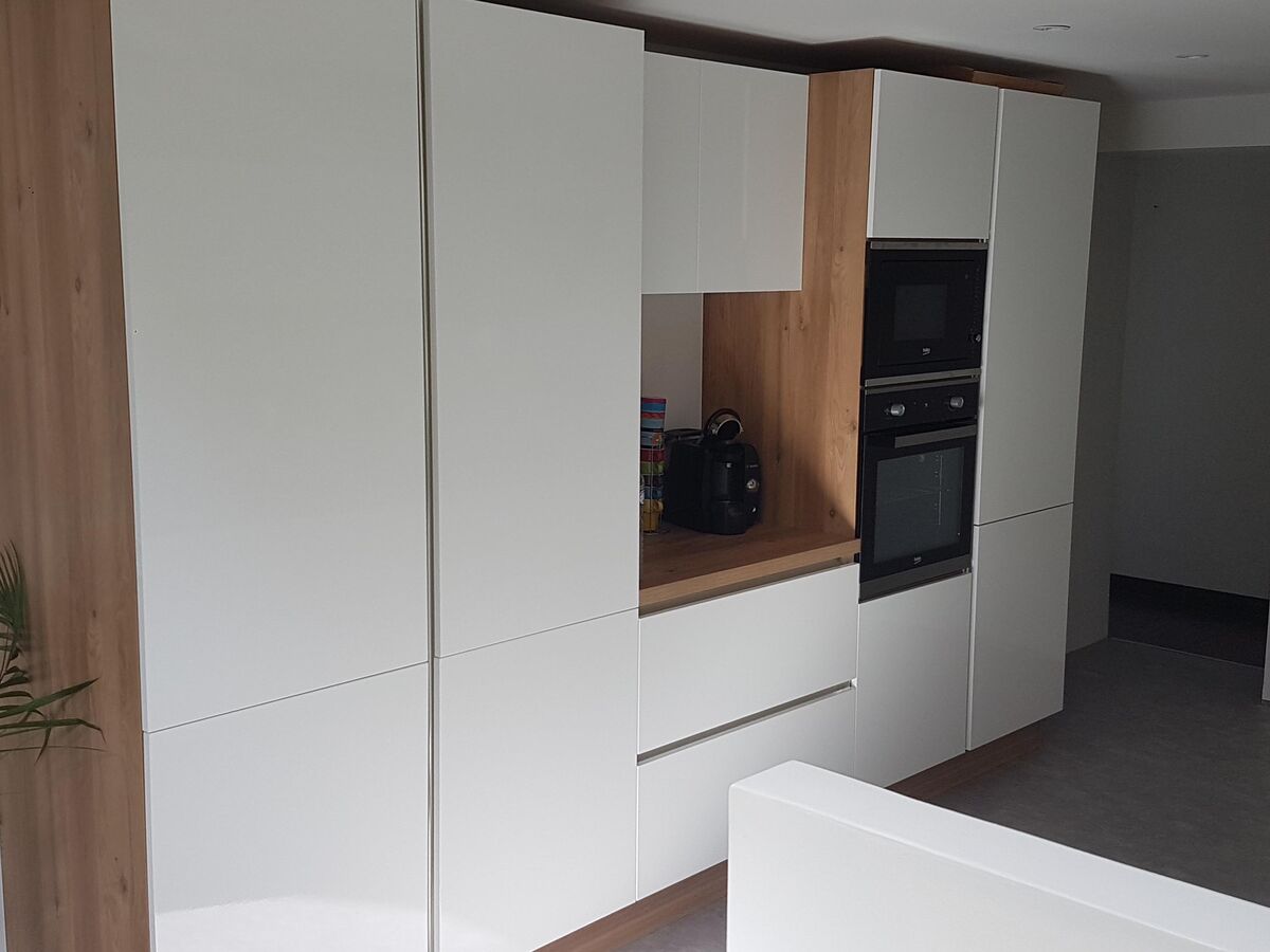 Rénovation cuisine équipée sur mesure Light Blanc Brillant