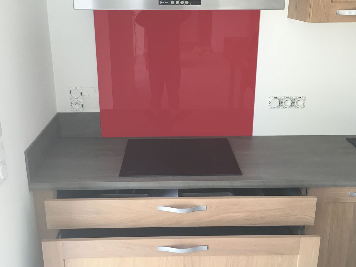 Cuisine avant-après sur mesure Wooden Teinté Soft Oak