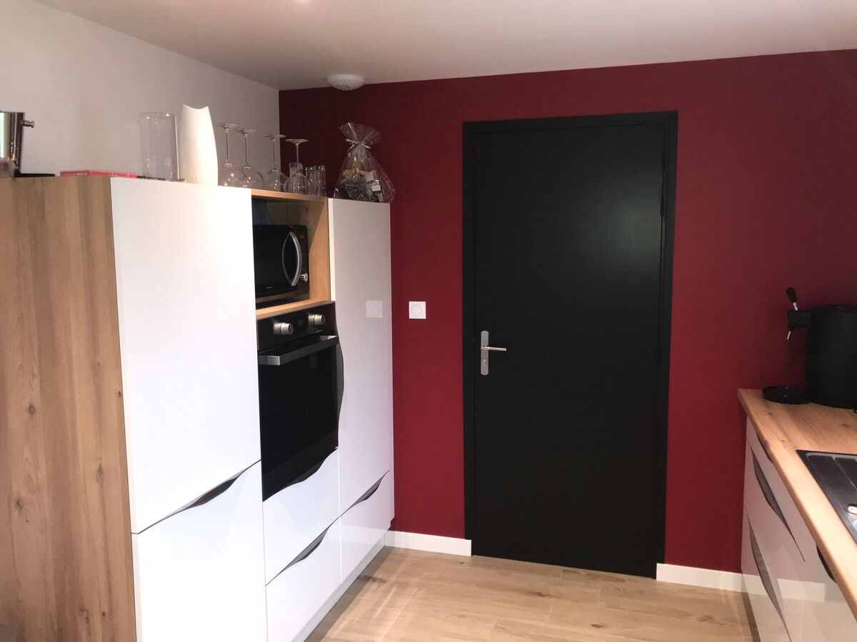 Cuisine avant-après sur mesure Light Blanc Brillant