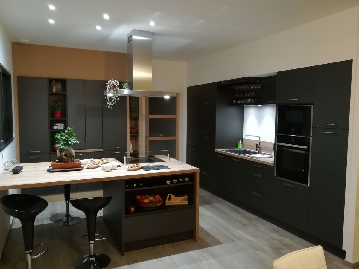 Cuisine équipée sur mesure Label Métal Brossé