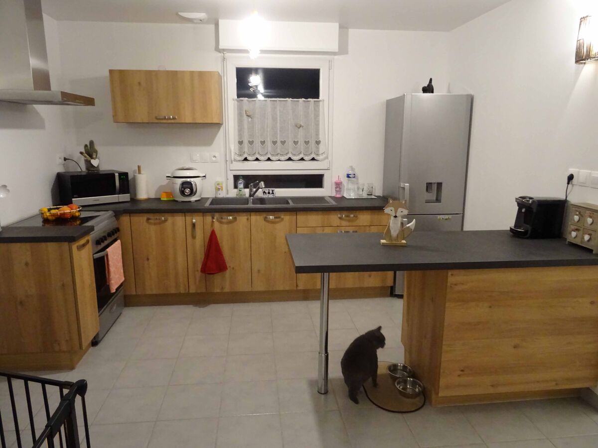 Cuisine équipée sur mesure Trend + Chêne honey