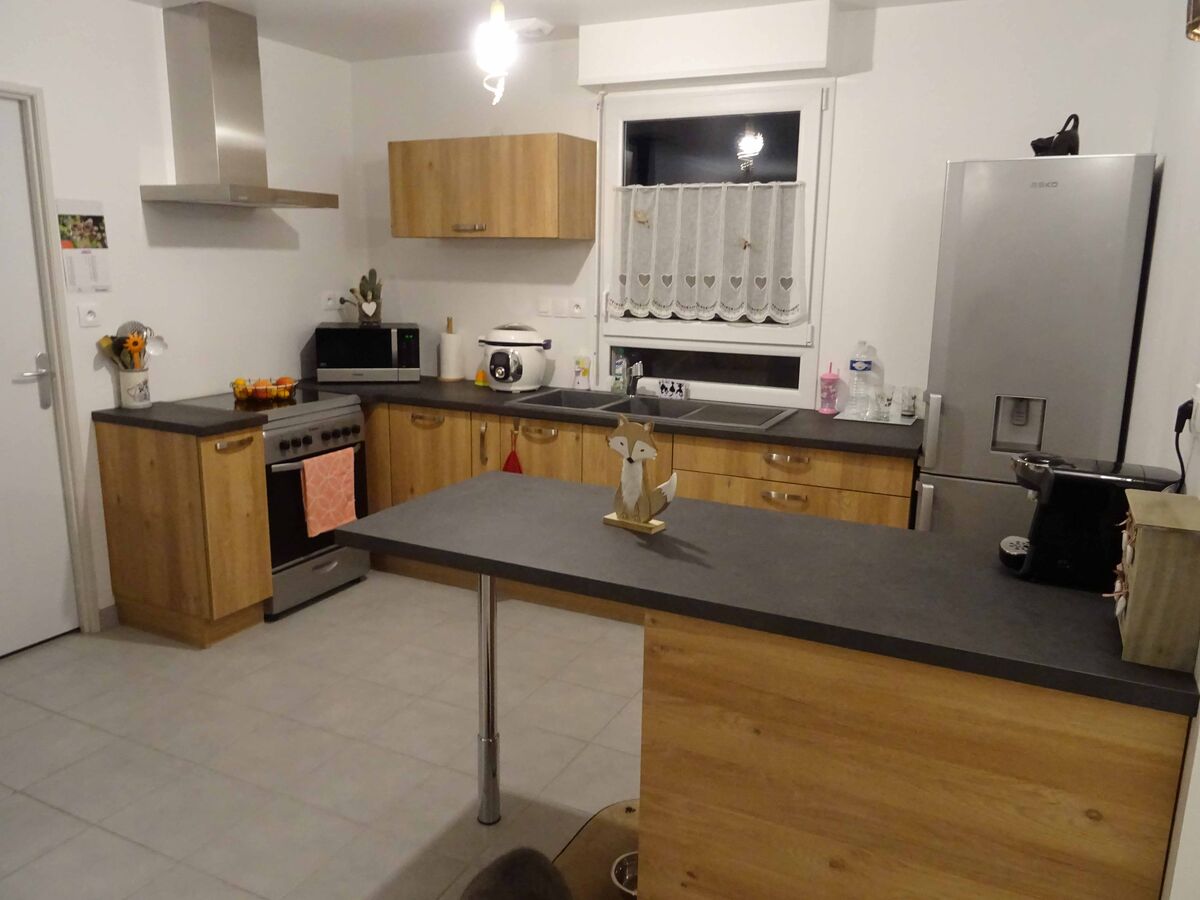 Rénovation cuisine sur mesure Trend + Chêne honey