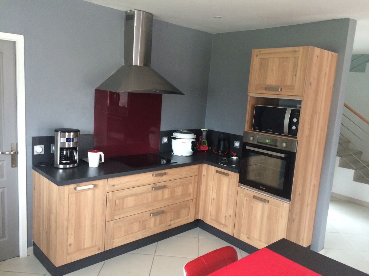 Rénovation cuisine équipée sur mesure Trend Cube Chêne Honey