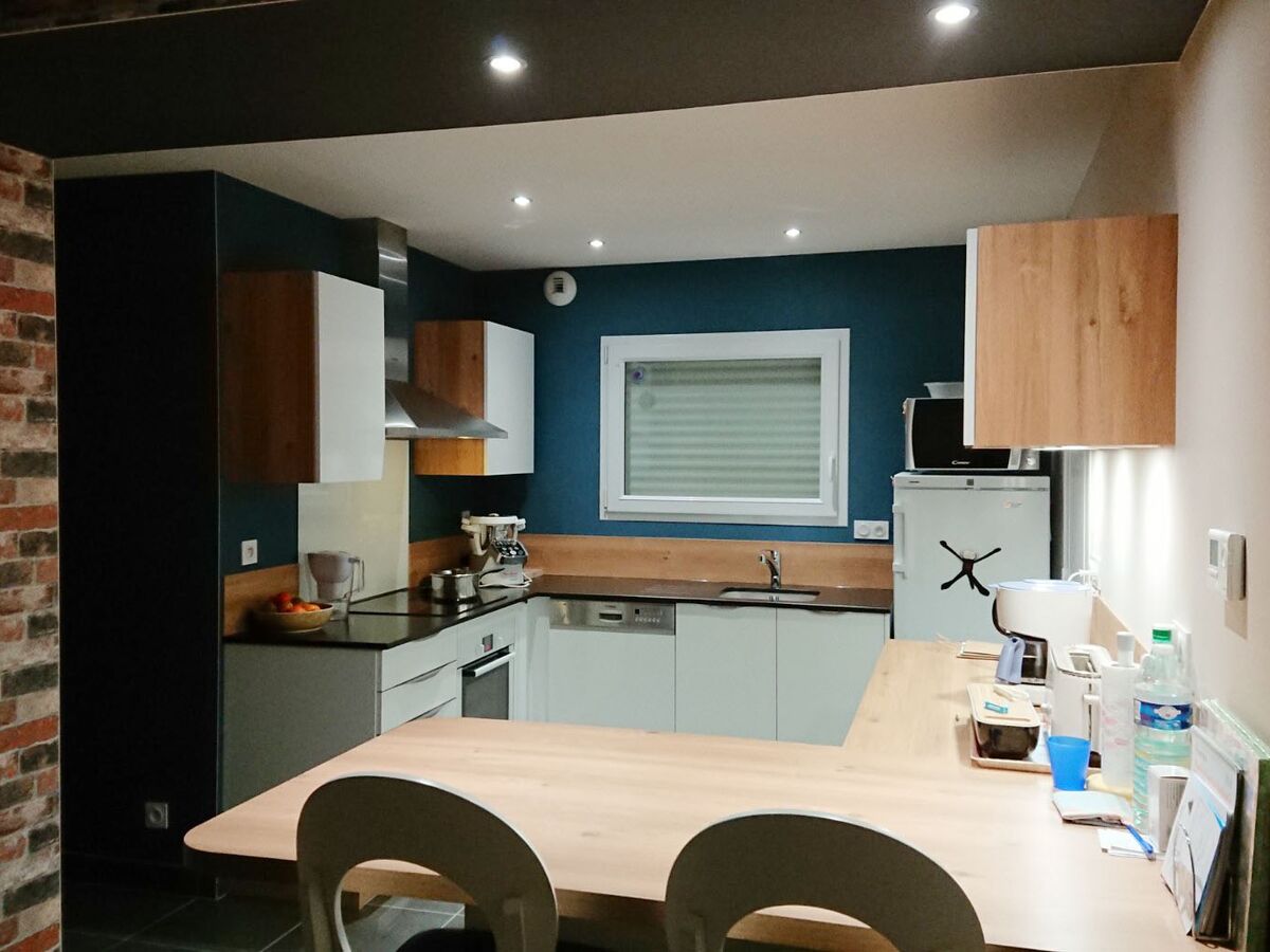 Cuisine équipée sur mesure Light Blanc Brillant