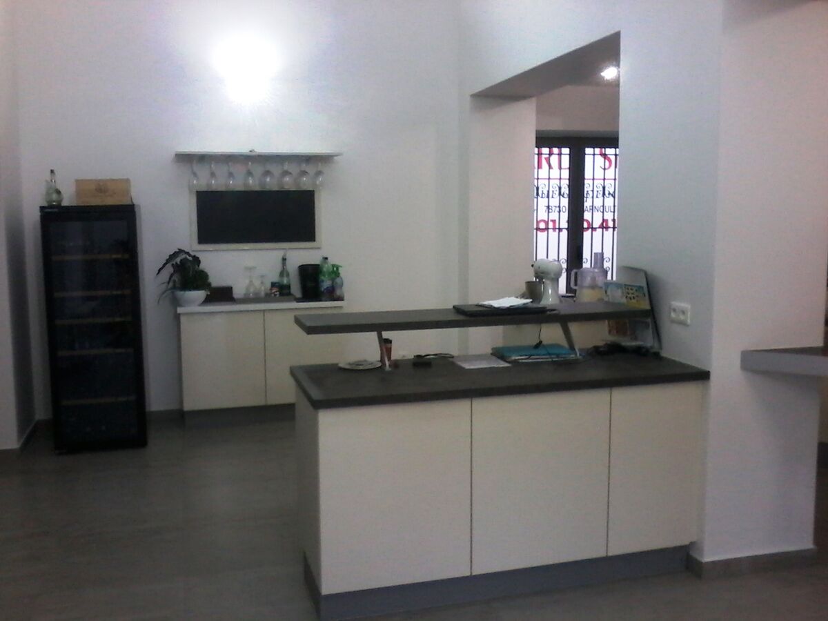 Rénovation cuisine sur mesure Light + Pannacotta Majestic brillant