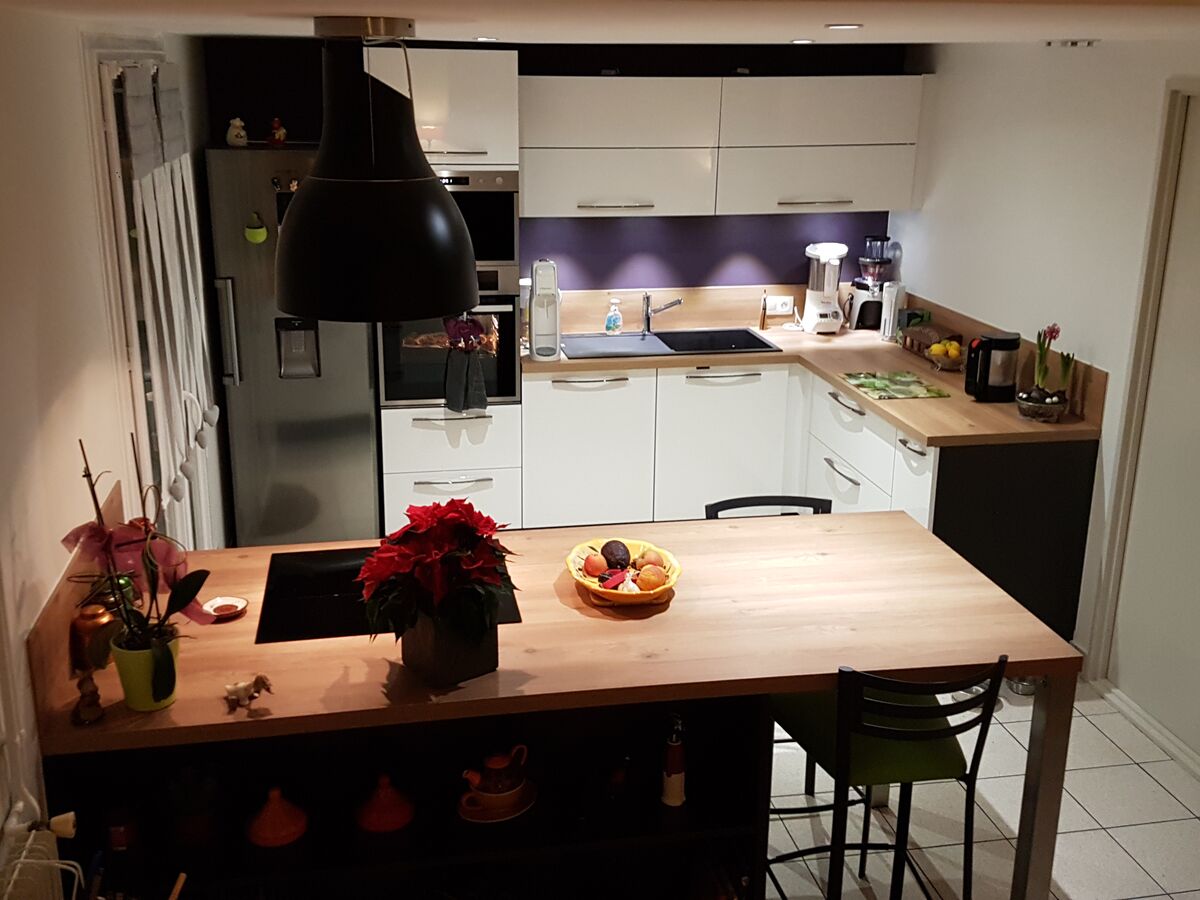 Cuisine équipée sur mesure Light Blanc brillant