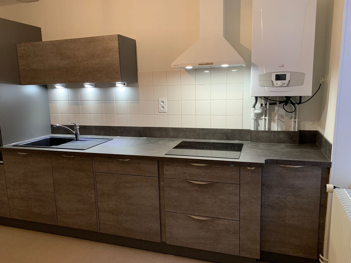 Rénovation cuisine équipée sur mesure TREND Béton Tissé