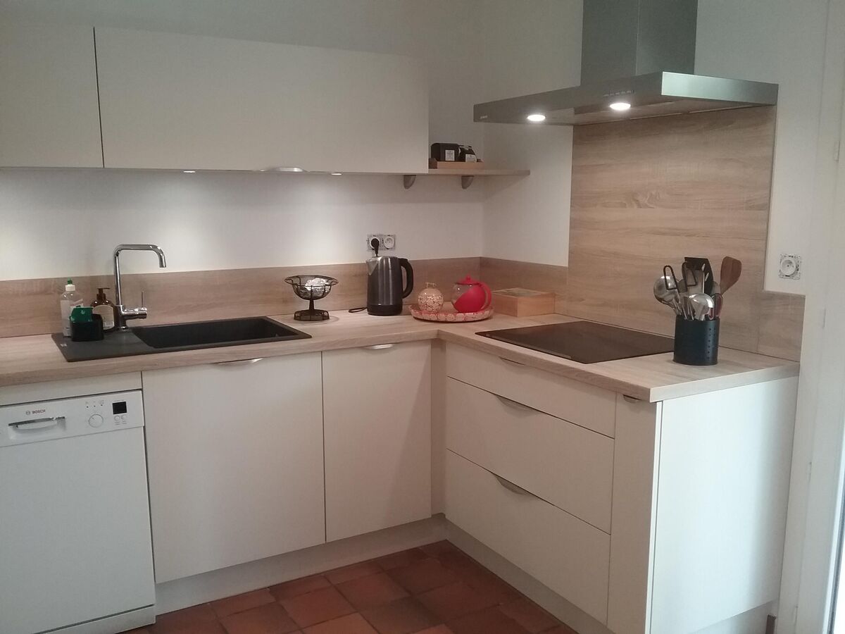 Cuisine avant-après sur mesure Trend Pannacotta Mat