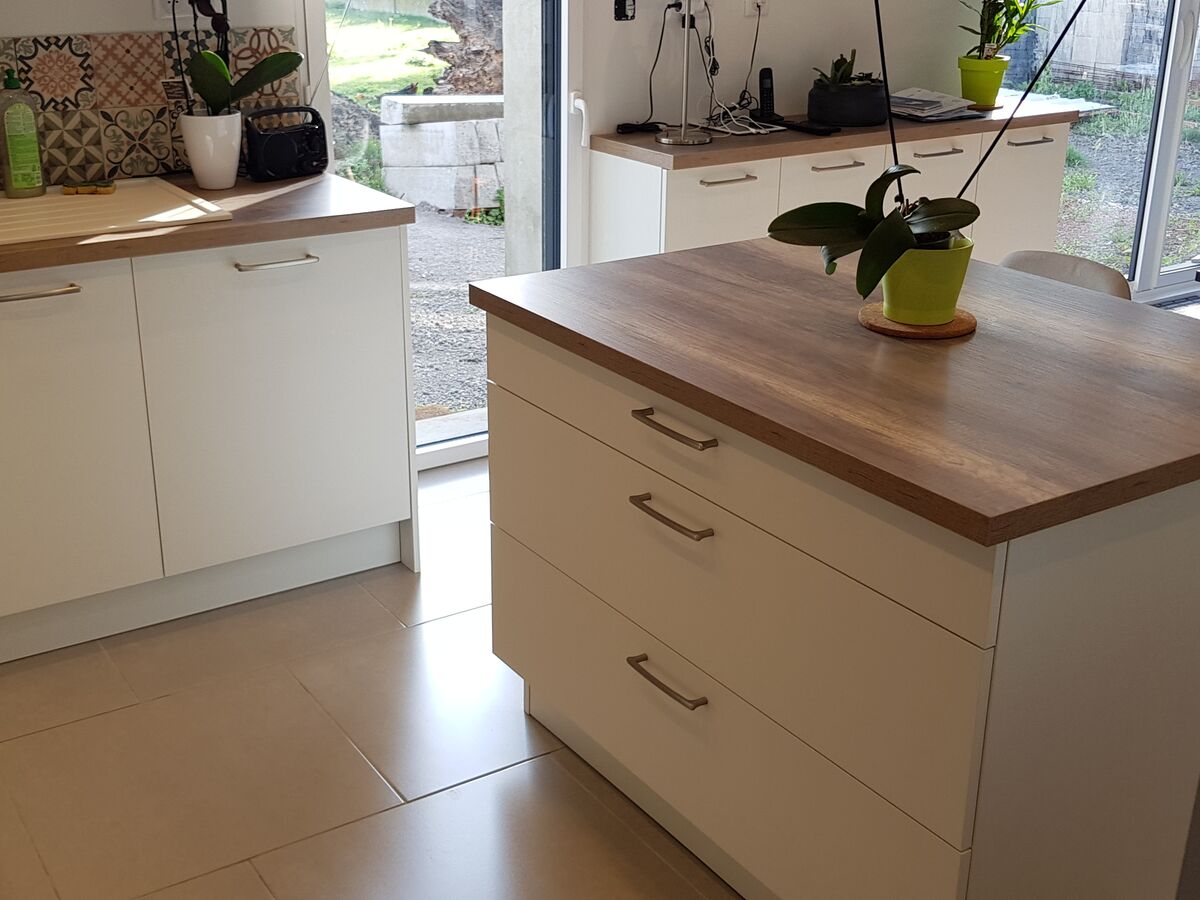 Rénovation cuisine équipée sur mesure Trend Blanc Mat