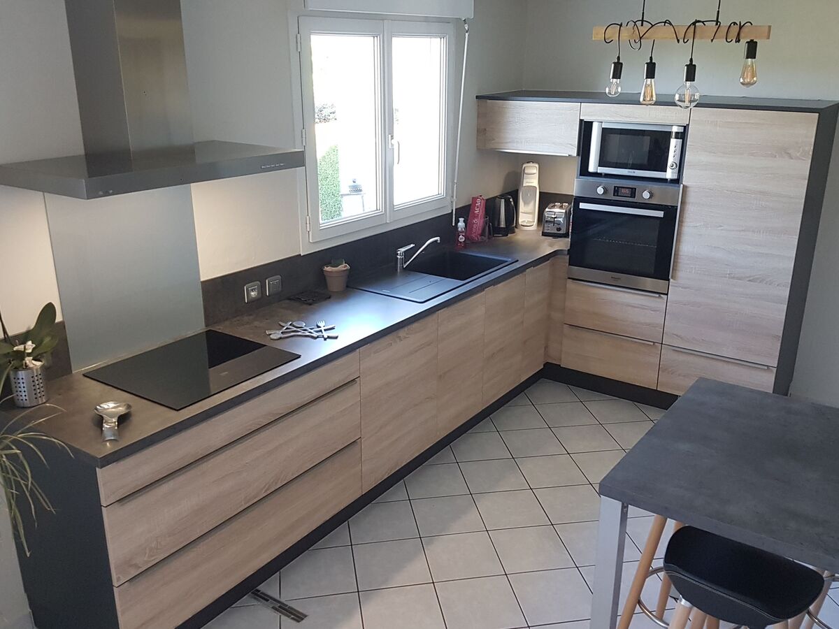 Cuisine avant-après sur mesure Trend Soft Oak