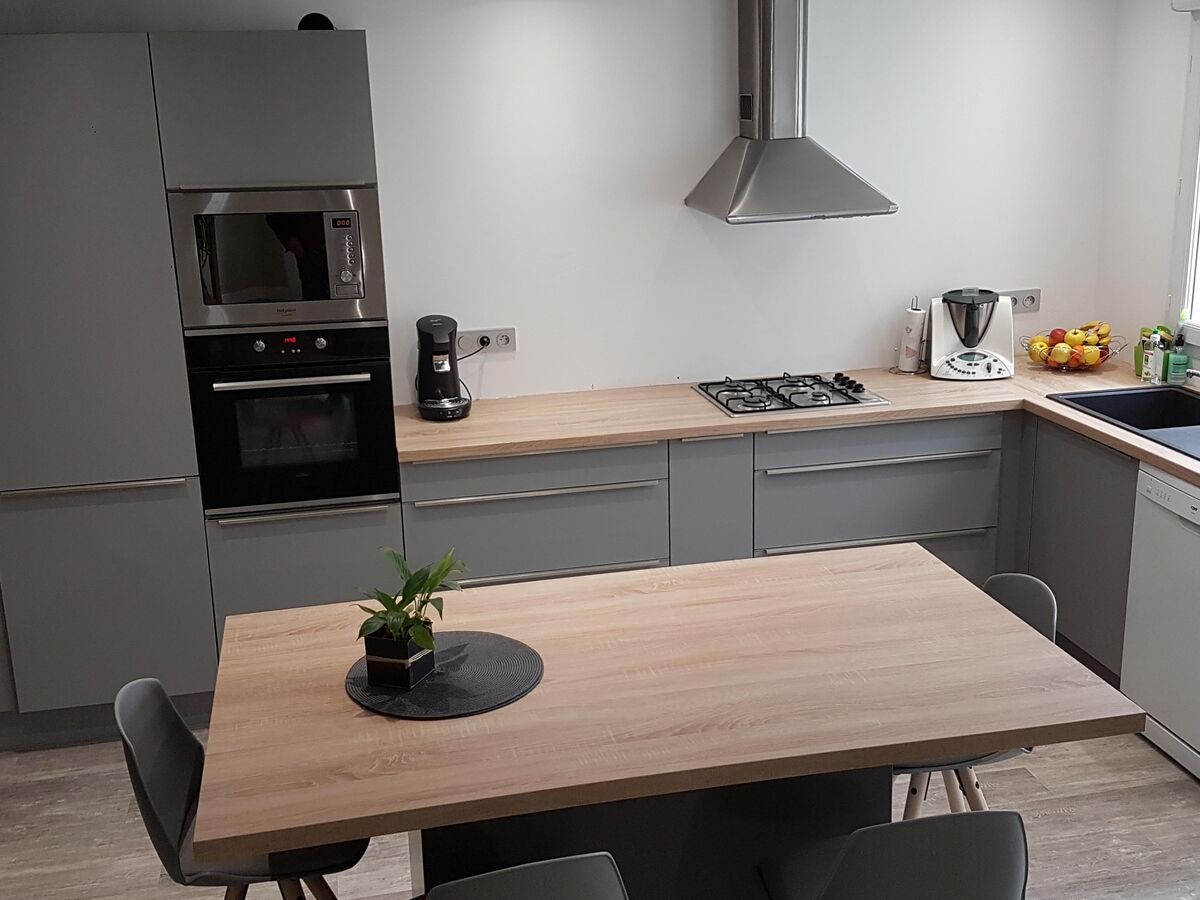 Rénovation cuisine équipée sur mesure Trend Gris Minéral