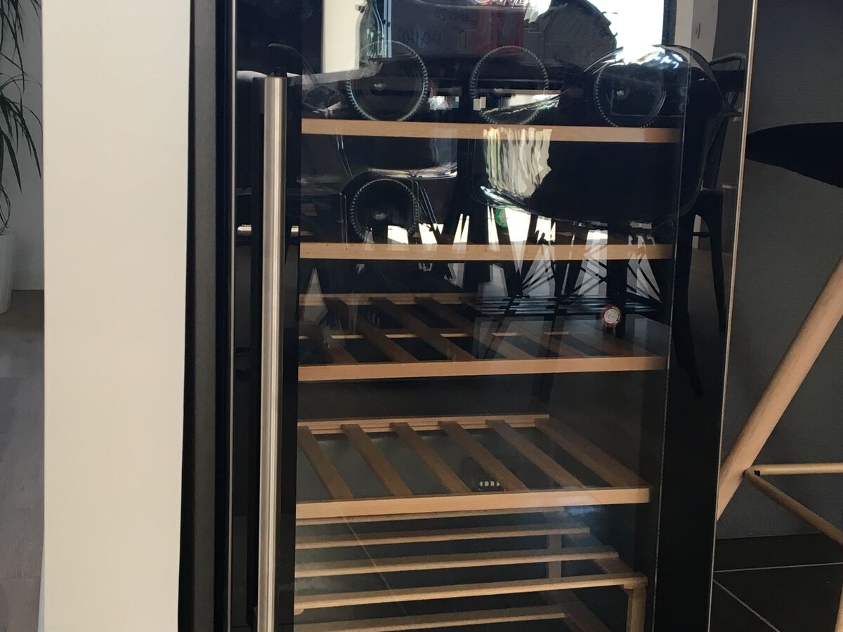 Cuisine avant-après sur mesure Label Métal Brossé