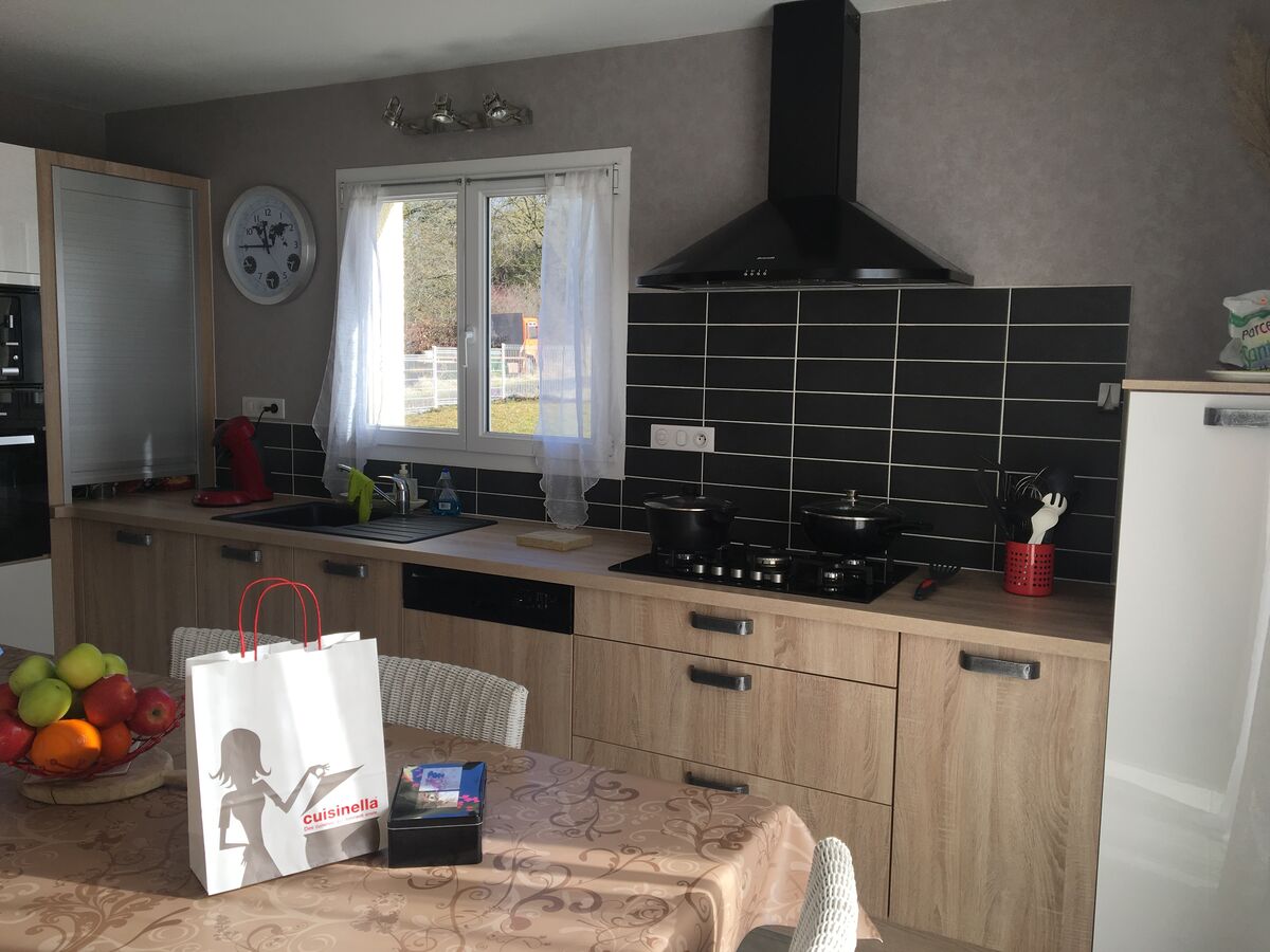 Cuisine équipée sur mesure Trend + Chêne honey