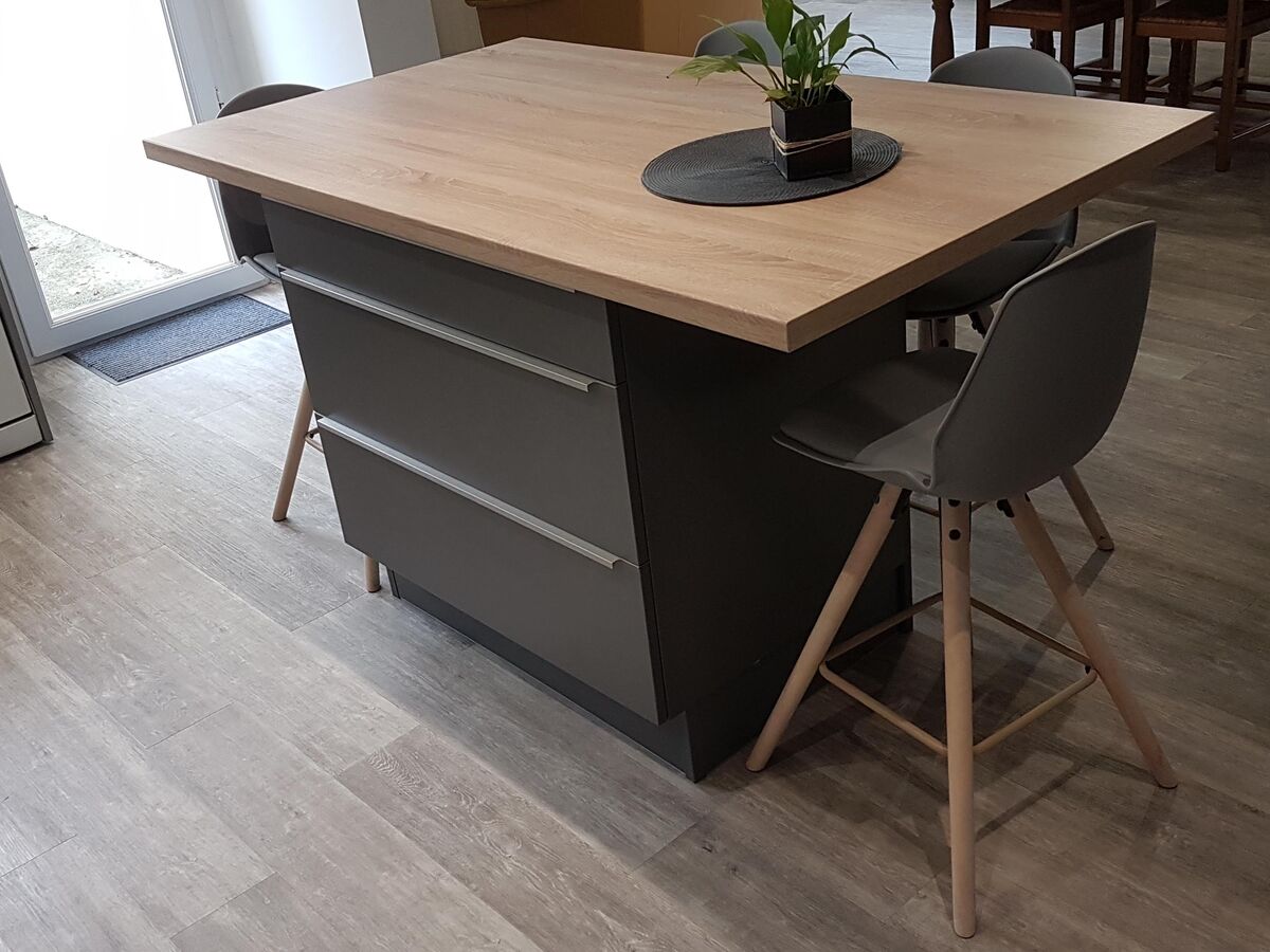 Cuisine avant-après sur mesure Trend Gris Minéral