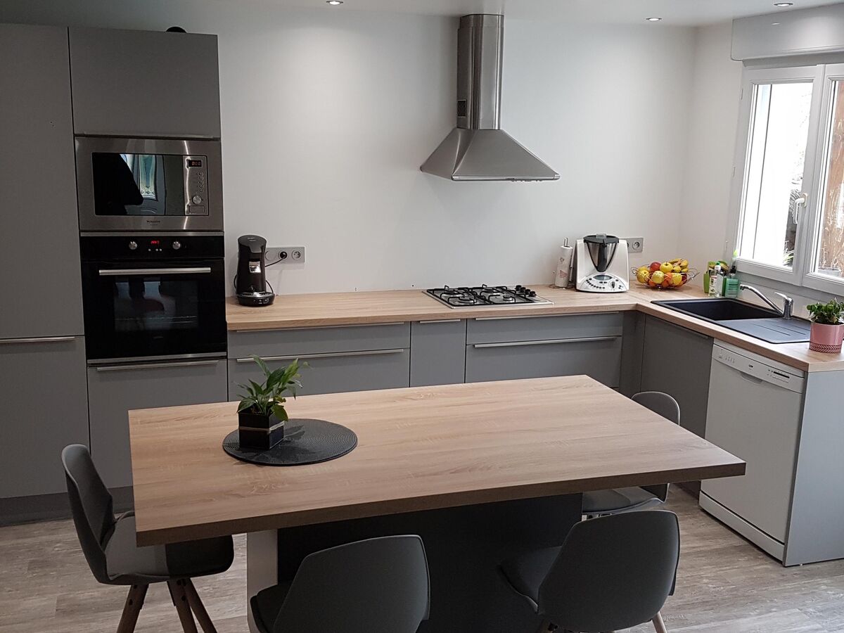 Cuisine avant-après sur mesure Trend Gris Minéral