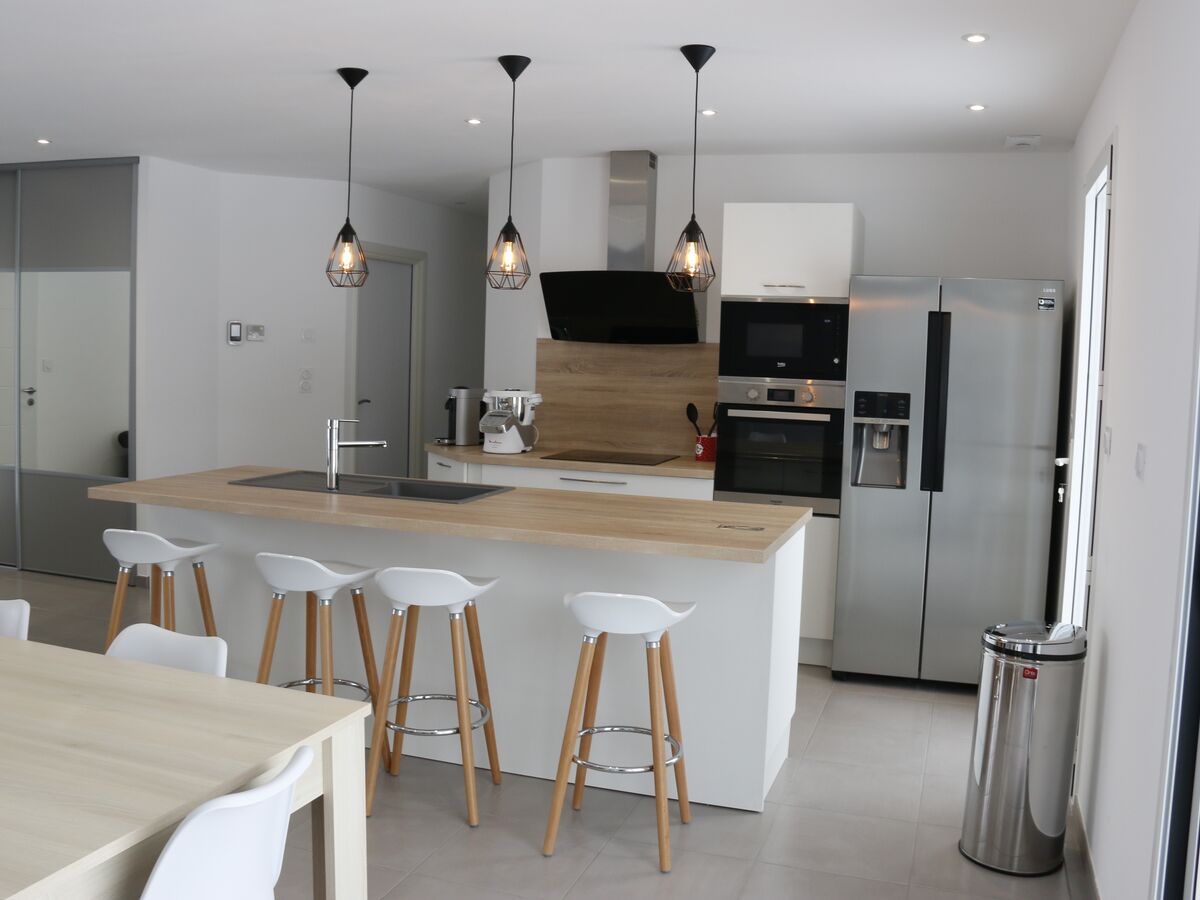 Cuisine avant-après sur mesure Trend Blanc Mat