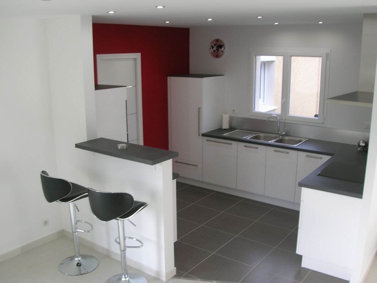 Cuisine équipée sur mesure Light Blanc brillant