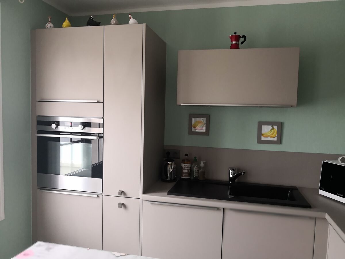 Cuisine sur mesure TREND + Taupe mat de Serge G. Réalisation Cuisinella