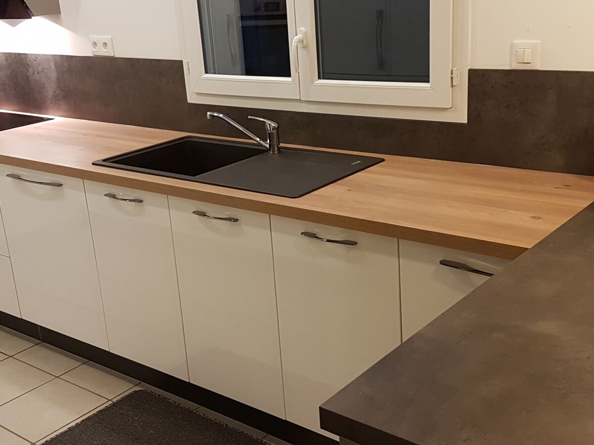 Rénovation cuisine sur mesure Light Blanc brillant