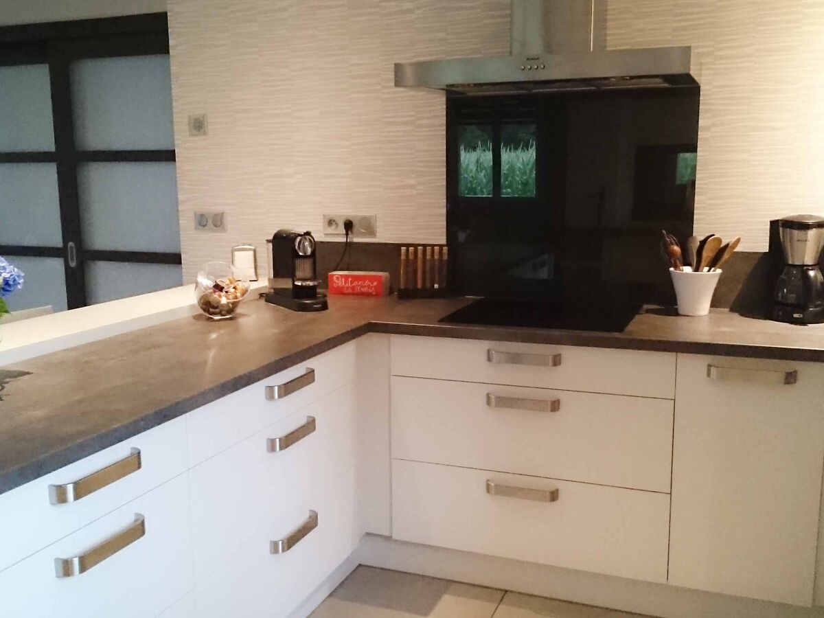 Cuisine avant-après sur mesure Trend + Blanc Mat