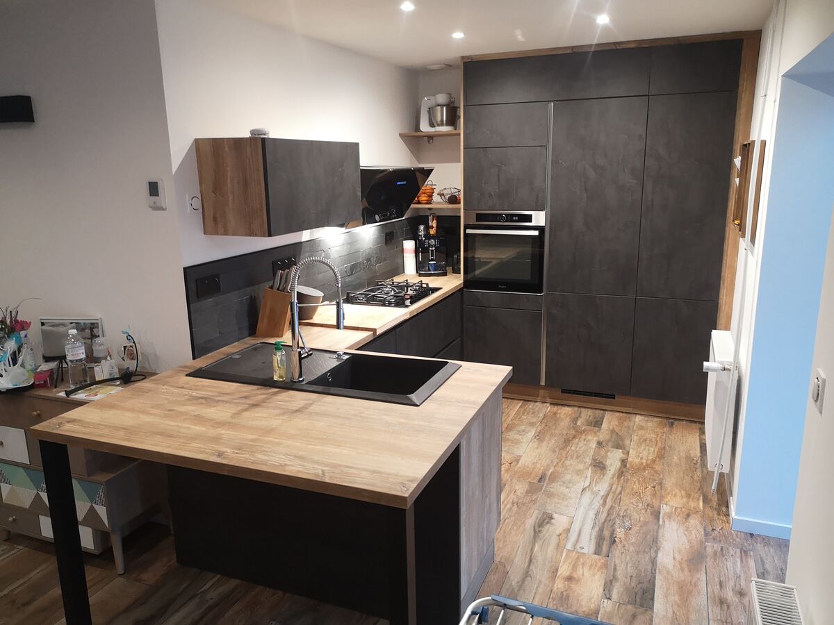 Cuisine équipée sur mesure TREND Dark Fusion