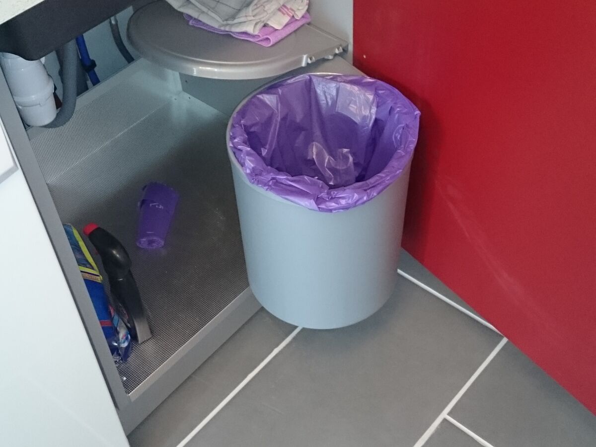 Cuisine avant-après sur mesure Light + Rouge Majestic Brillant