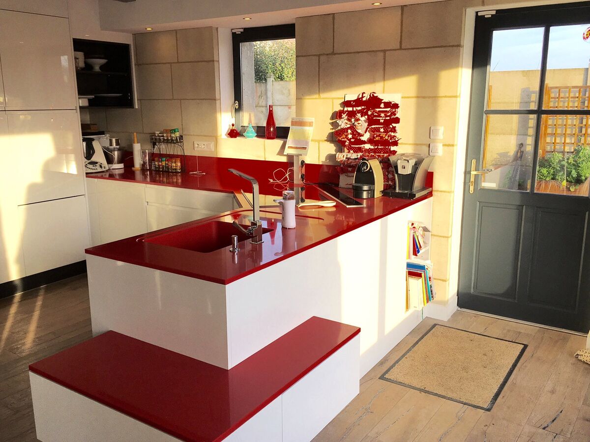 Cuisine équipée sur mesure Pure Brillant Blanc Brillant