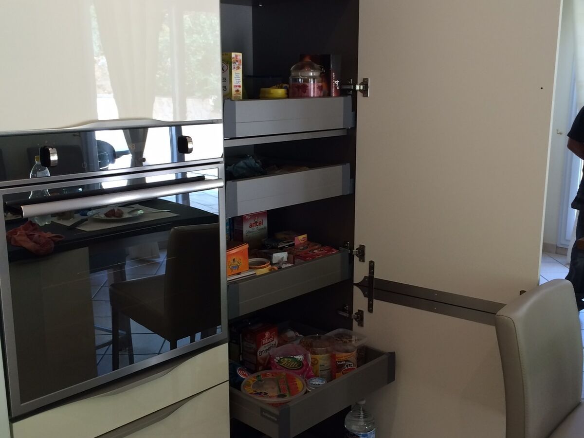 Rénovation cuisine sur mesure Light + Pannacotta Majestic brillant