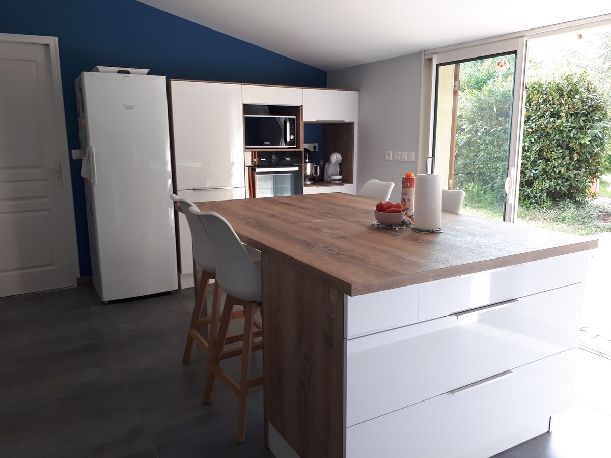 Cuisine avant-après sur mesure Light Blanc Brillant