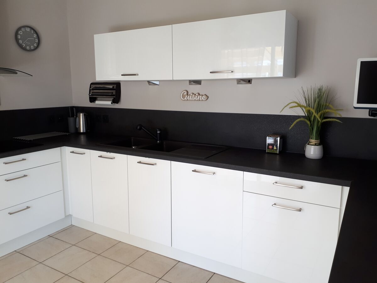 Cuisine avant-après sur mesure Light Blanc Brillant