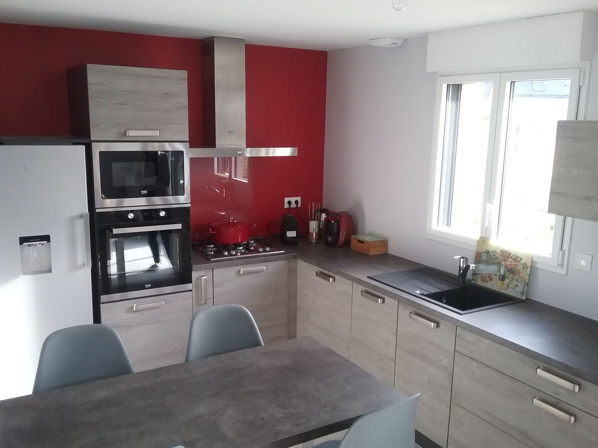 Cuisine avant-après sur mesure Label Chêne Sable Synchrone