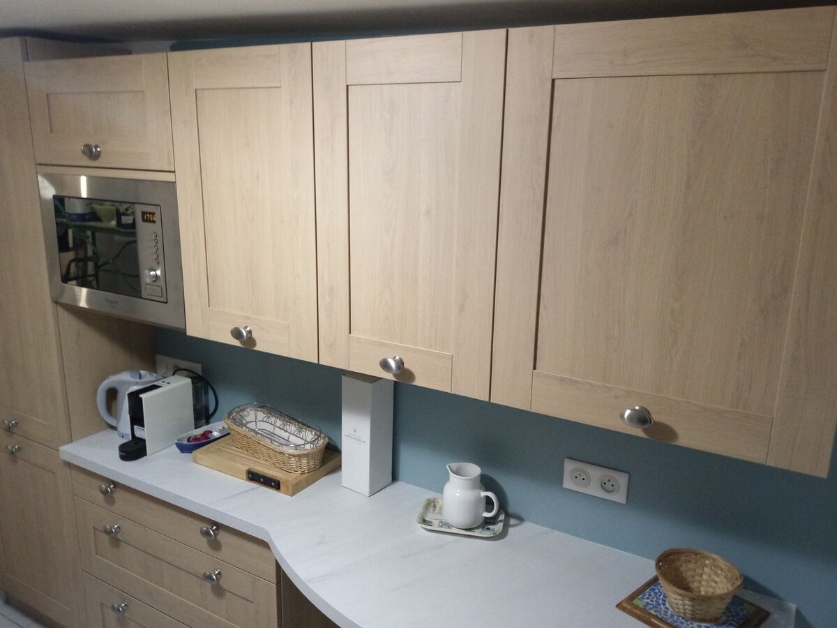 Cuisine avant-après sur mesure Trend Cube Soft Oak