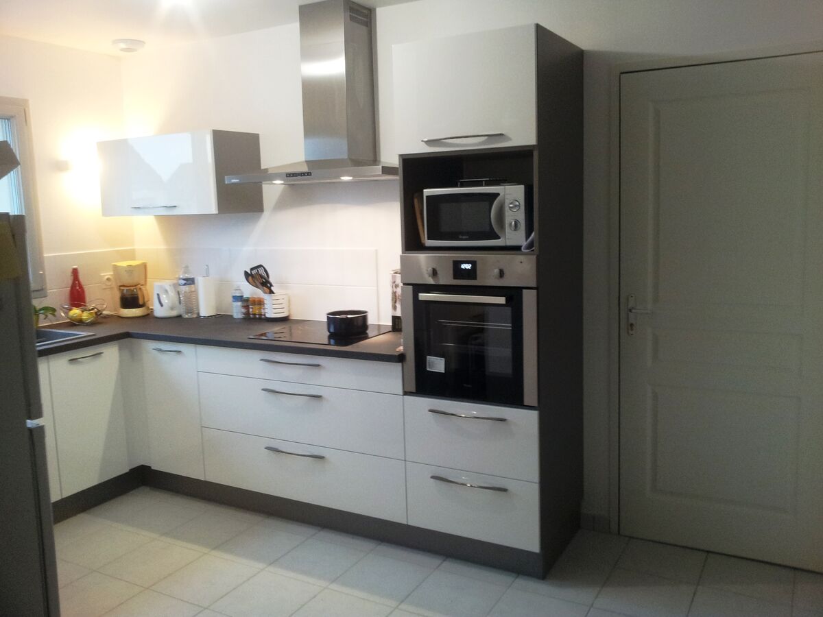 Cuisine avant-après sur mesure Light Blanc brillant