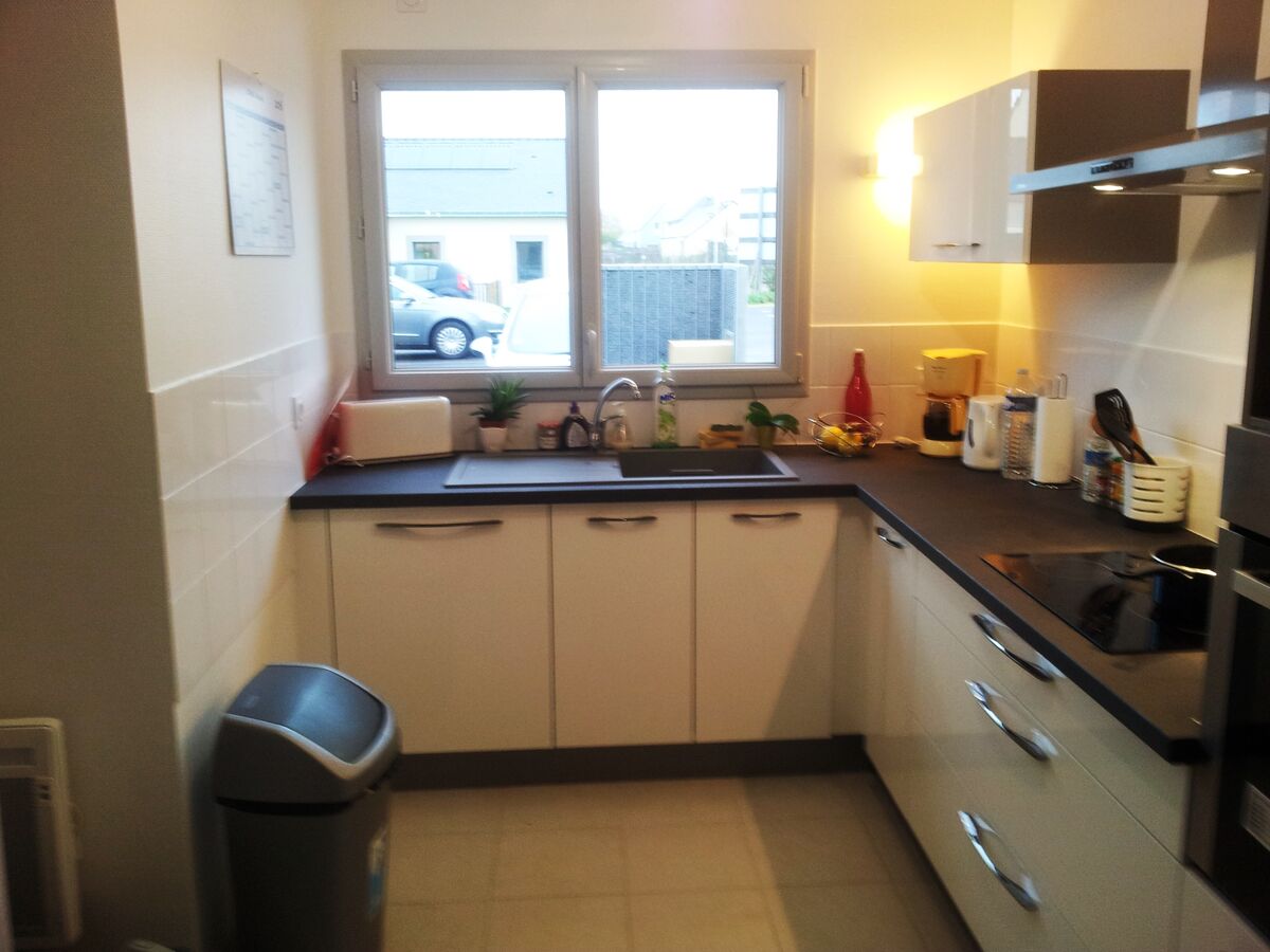 Cuisine avant-après sur mesure Light Blanc brillant