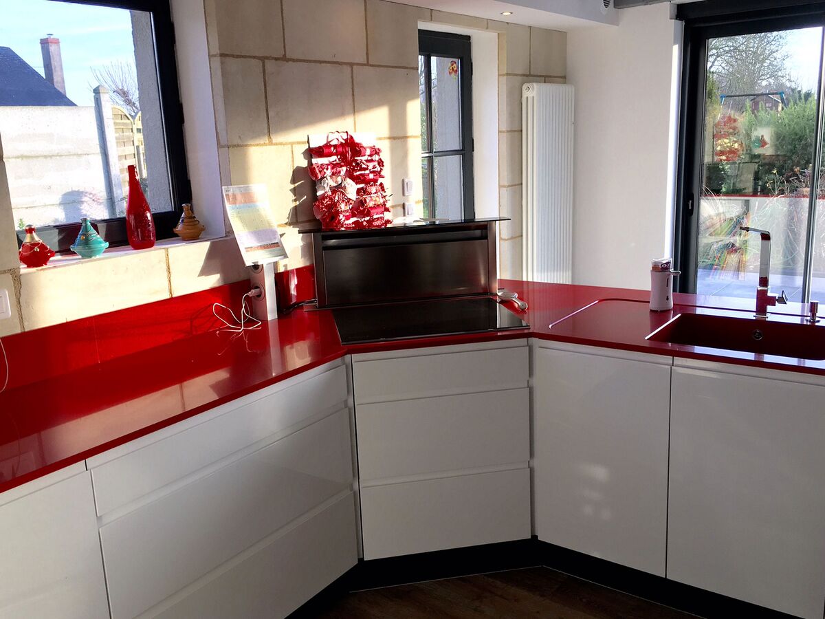 Rénovation cuisine sur mesure Pure Brillant Blanc Brillant