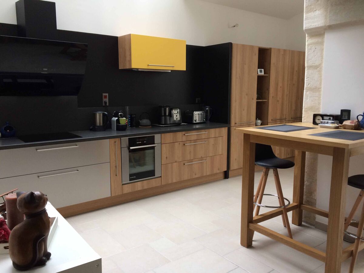 Cuisine équipée sur mesure Trend + Chêne honey