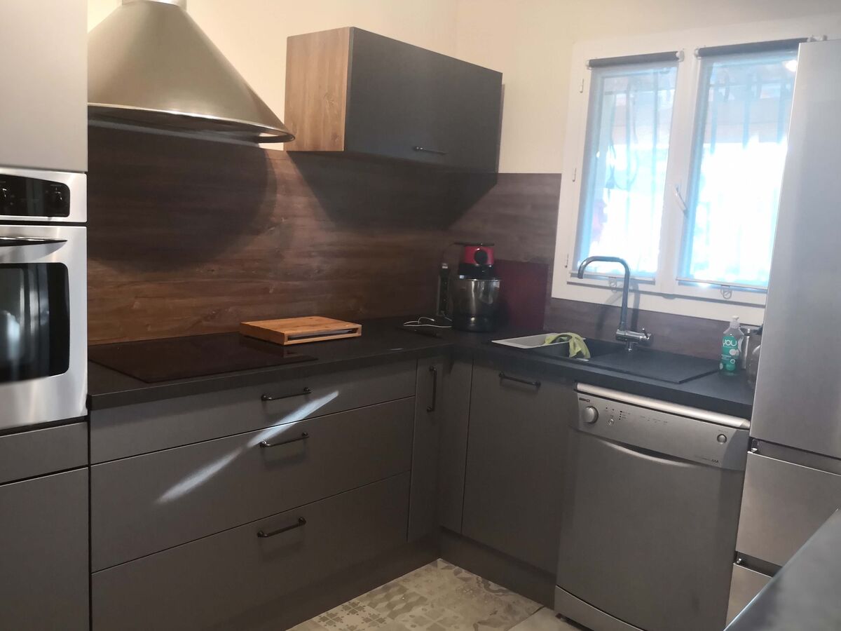 Cuisine avant-après sur mesure Trend Soft Grey