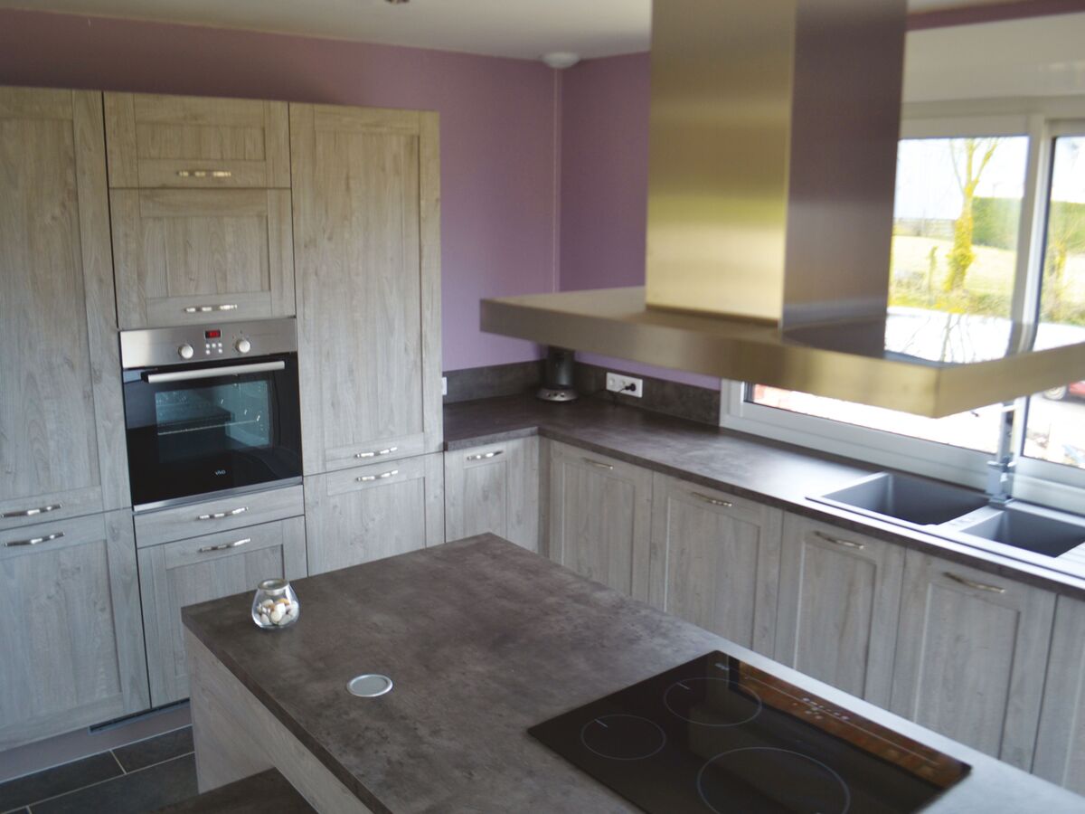 Rénovation cuisine sur mesure Label Cube Chêne Sable Synchrone