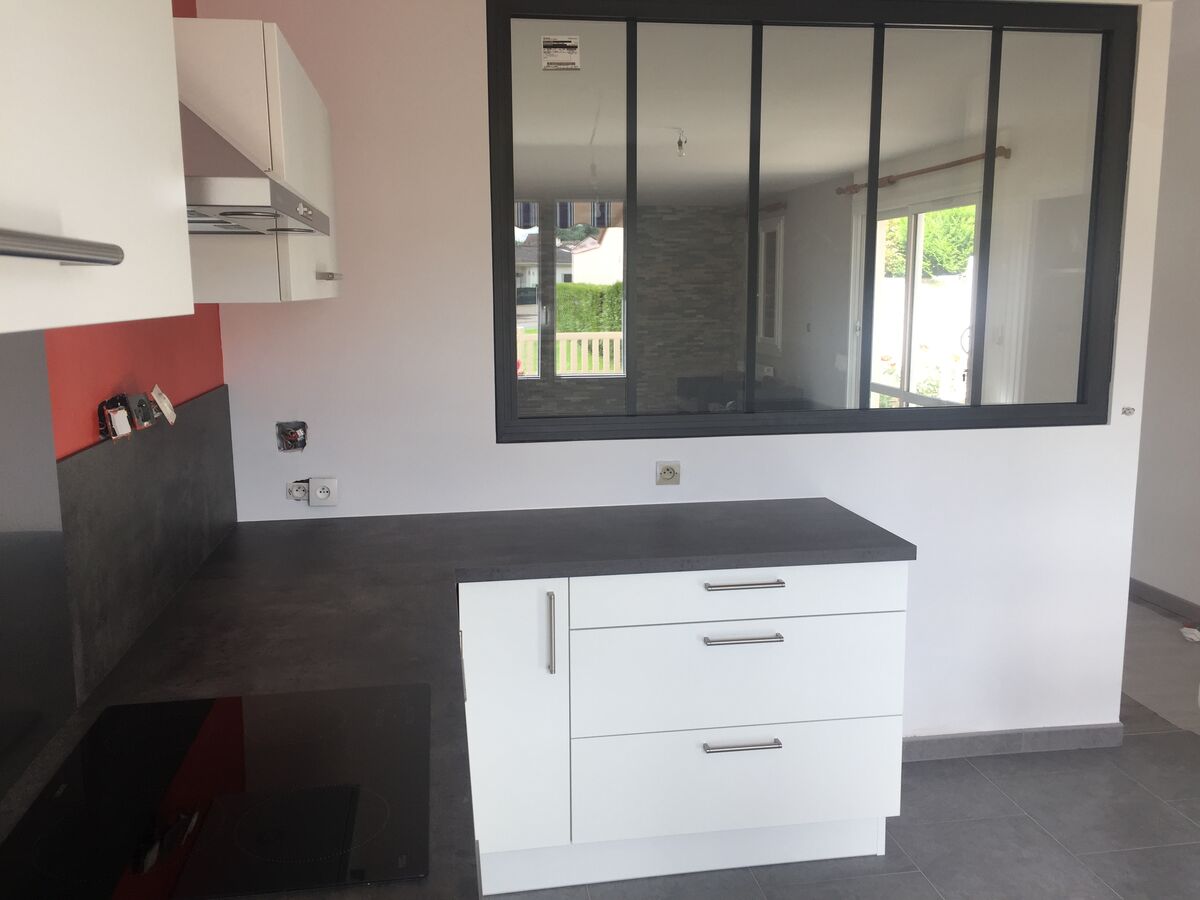 Rénovation cuisine équipée sur mesure Trend Blanc Mat