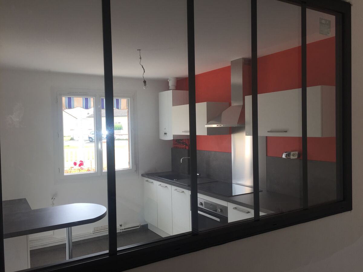 Cuisine avant-après sur mesure Trend Blanc Mat