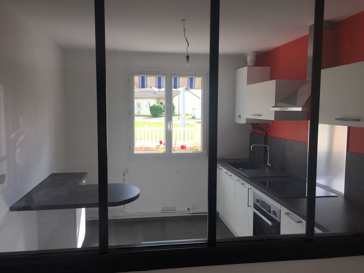 Cuisine avant-après sur mesure Trend Blanc Mat