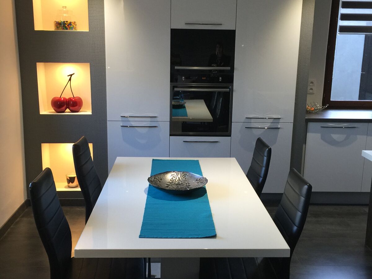 Cuisine avant-après sur mesure Light Blanc brillant