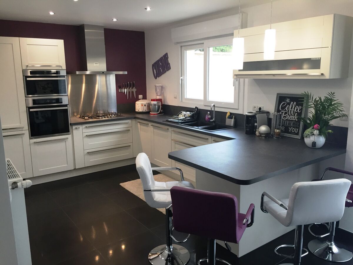 Cuisine équipée sur mesure Trend Cube Pannacotta mat