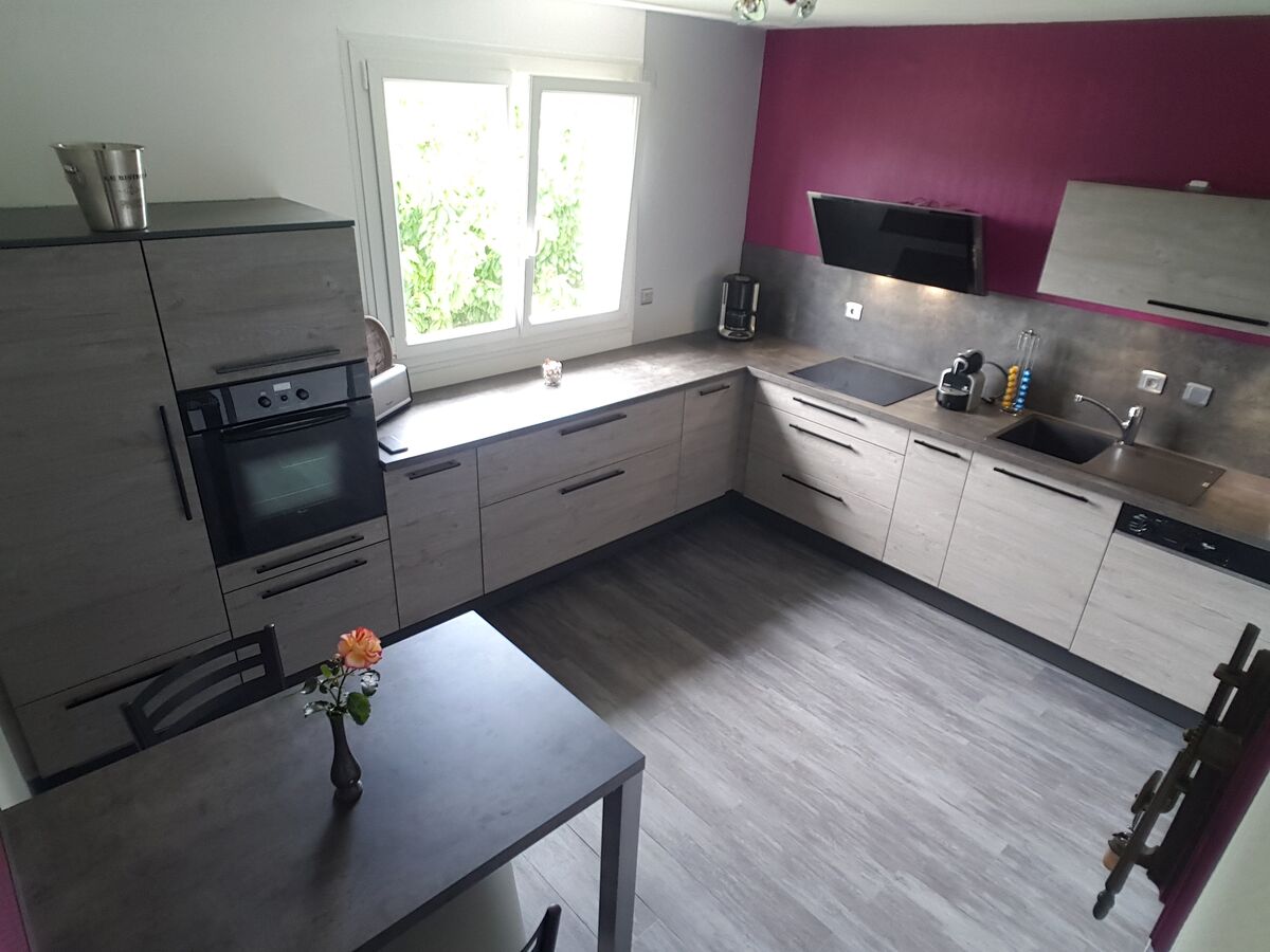 Cuisine équipée sur mesure Lable Chêne Sable Synchrone