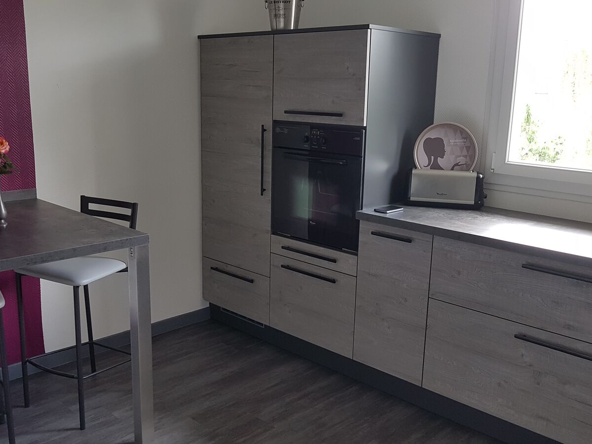 Rénovation cuisine équipée sur mesure Lable Chêne Sable Synchrone