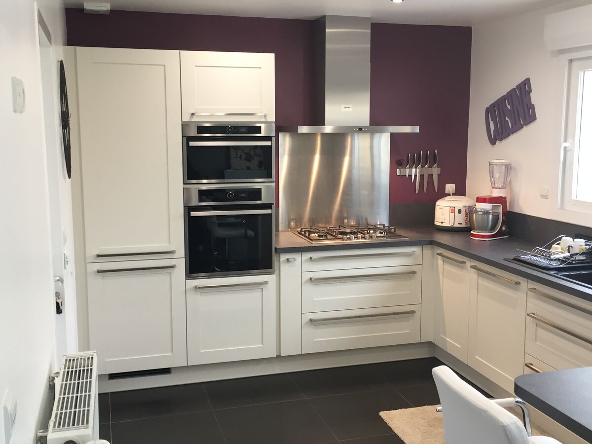 Rénovation cuisine sur mesure Trend Cube Pannacotta mat