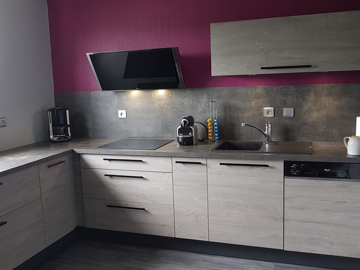 Cuisine avant-après sur mesure Lable Chêne Sable Synchrone