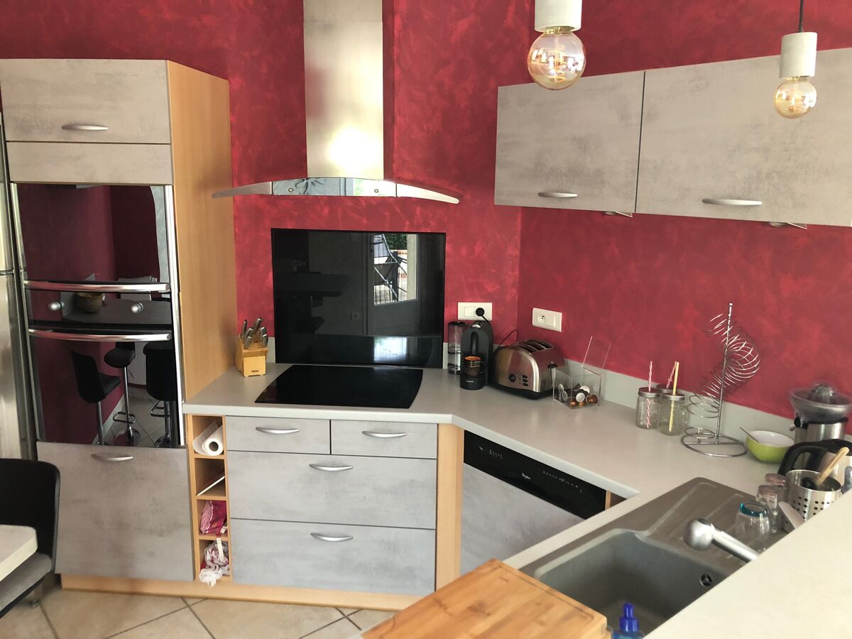 Rénovation cuisine équipée sur mesure Label Béton Clair